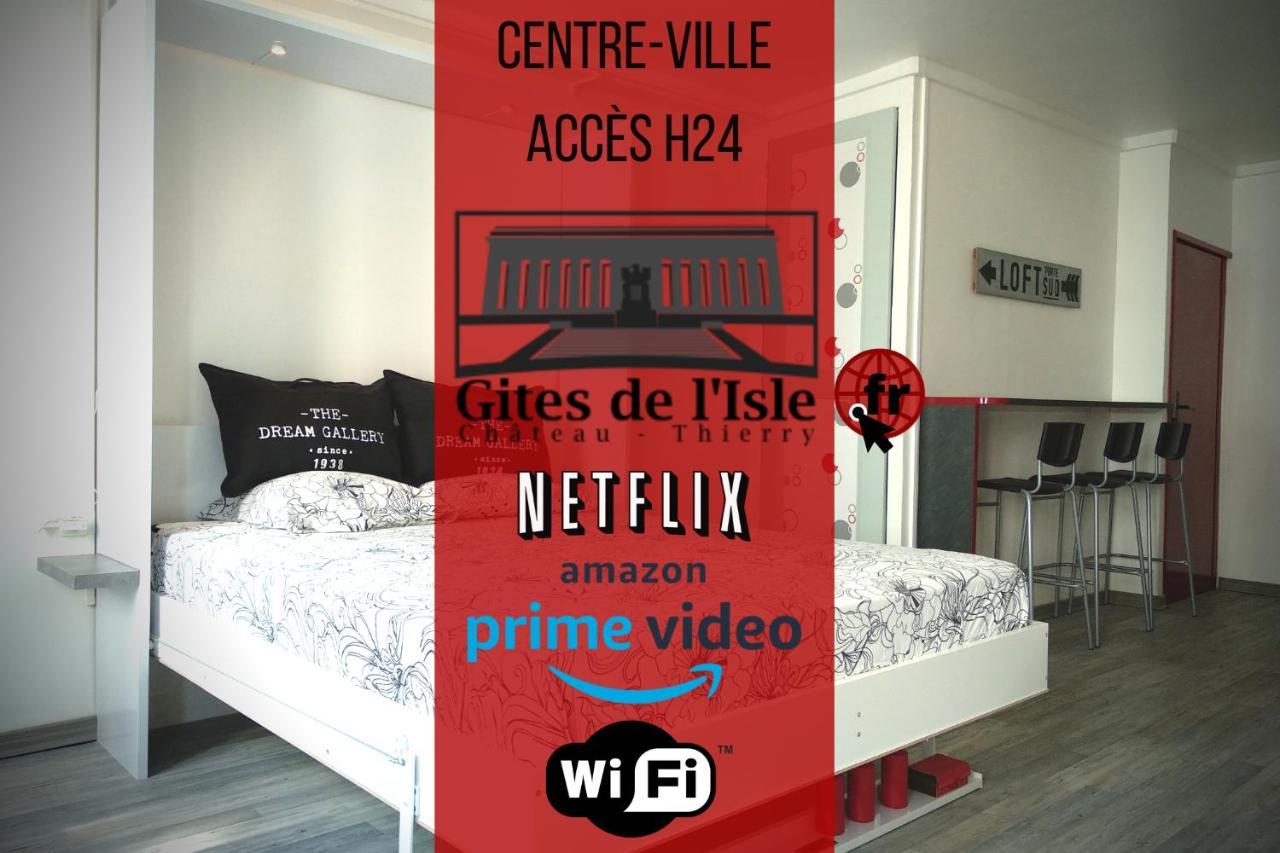 Gites De L'Isle Centre-Ville - Wifi Fibre - Netflix, Disney, Amazon - Sejours Pro Château-Thierry Zewnętrze zdjęcie